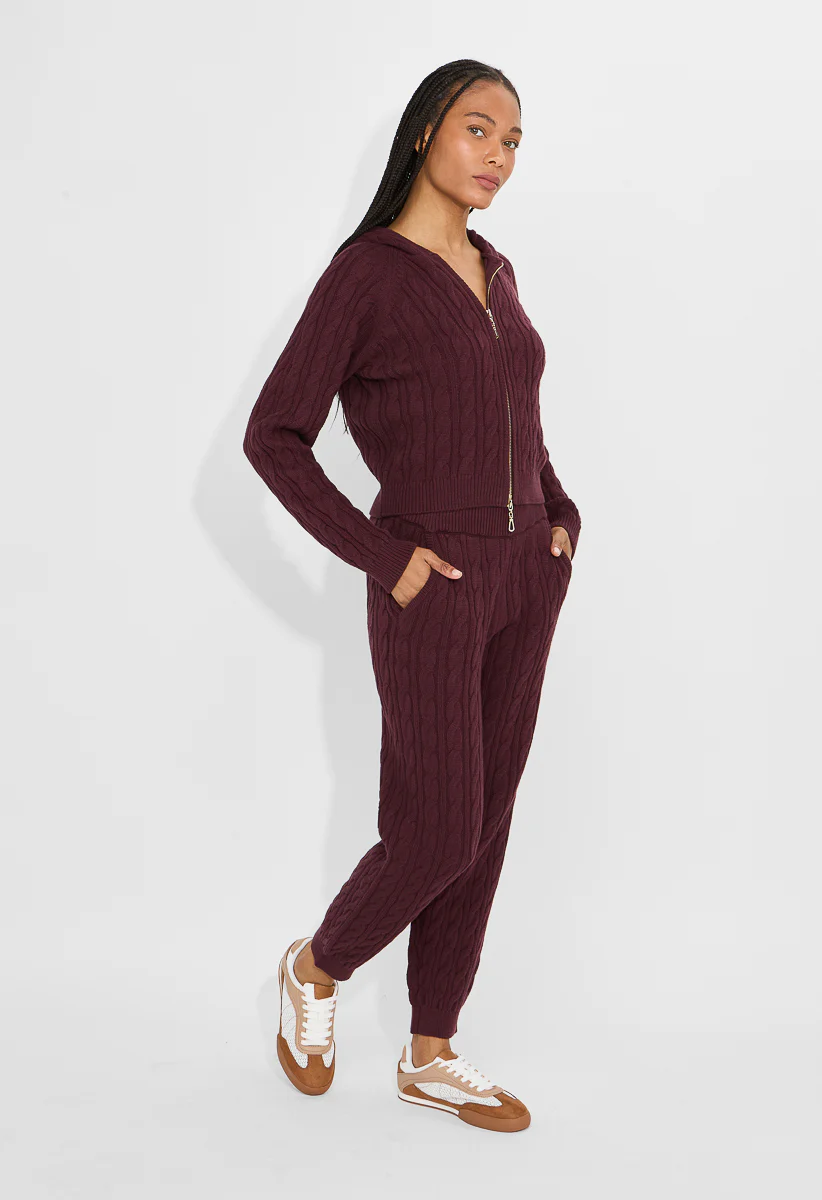 Cable Knit Jogger - Image 3