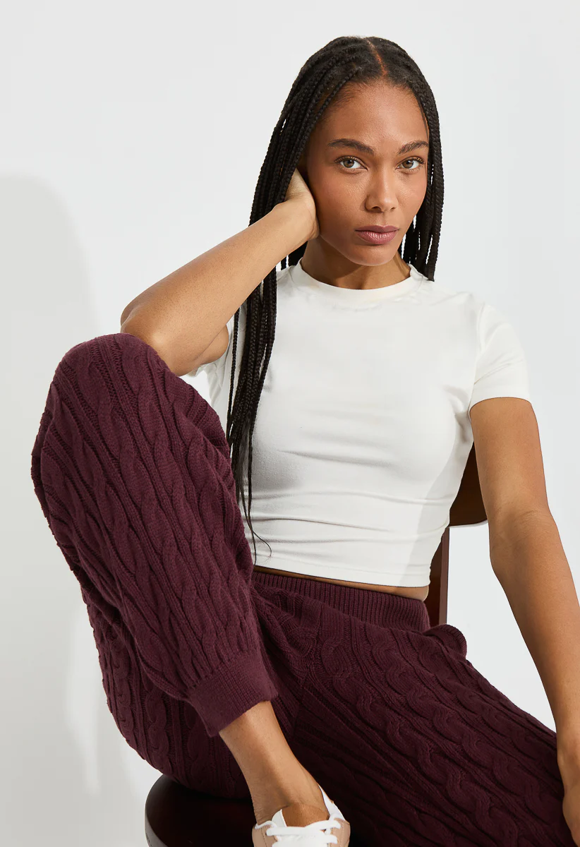 Cable Knit Jogger - Image 4
