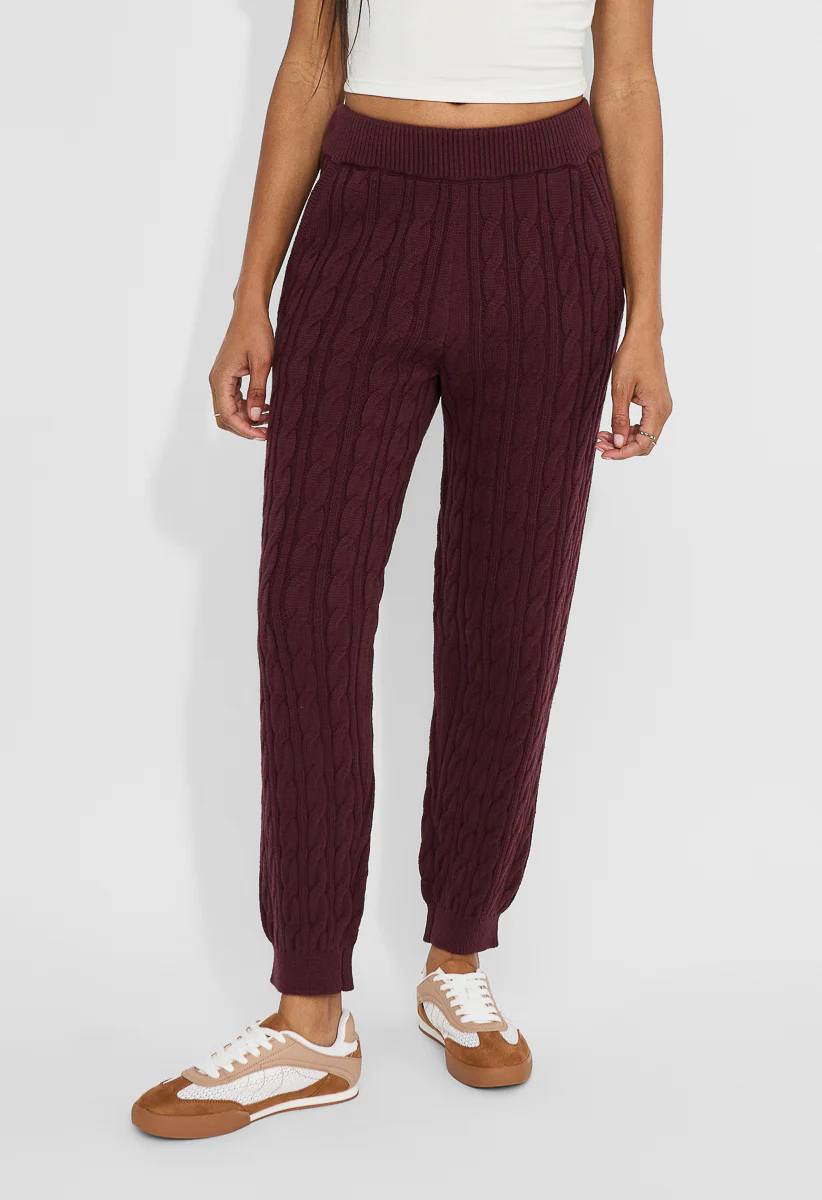 Cable Knit Jogger - Image 5