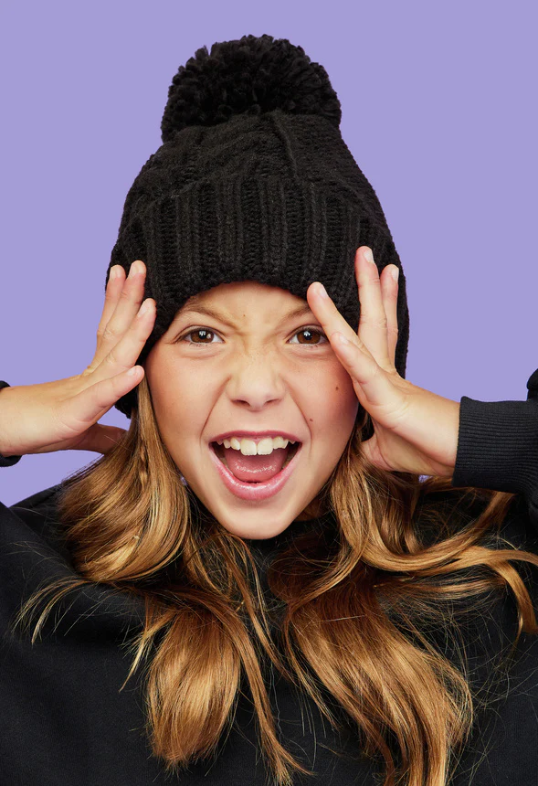 Cable Pom Beanie - Image 2