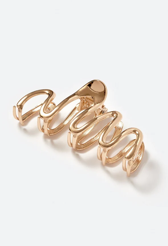 Cai Molten Metal Wave Hair Claw - Image 3