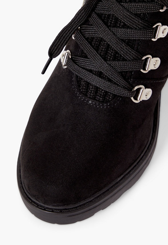 Camber Fold-Over Lace-Up Bootie - Image 5
