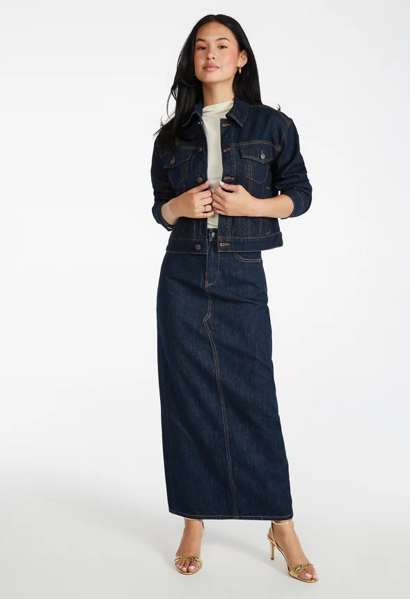 Cameron Denim Trucker Jacket - Image 4
