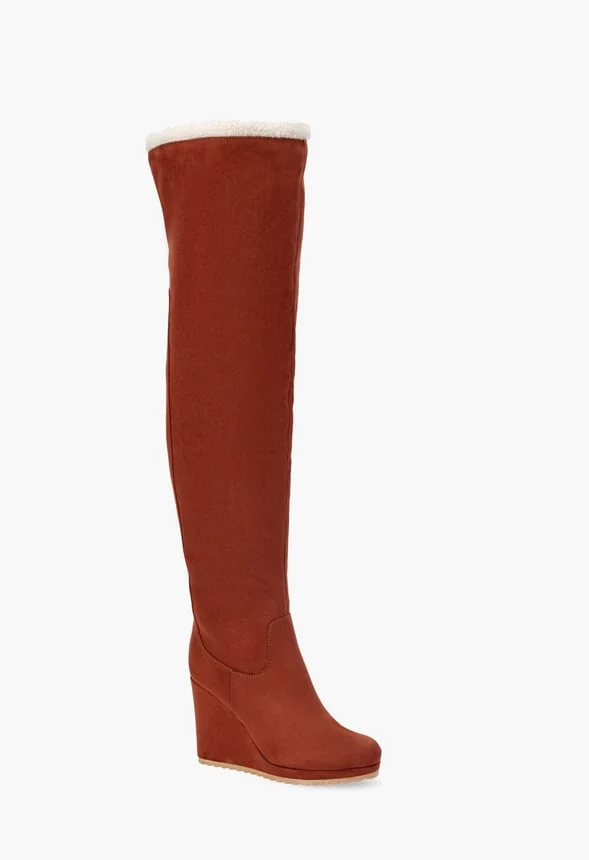 Cameron Over-The-Knee Wedge Boot - Image 2