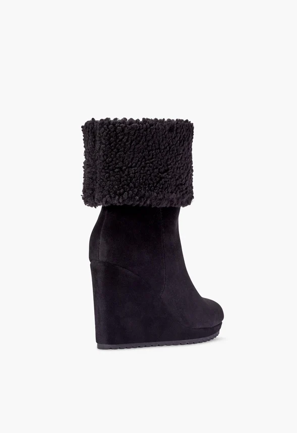 Cameron Sherpa Wedge Bootie - Image 3