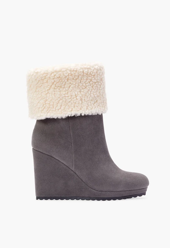 Cameron Sherpa Wedge Bootie - Image 2