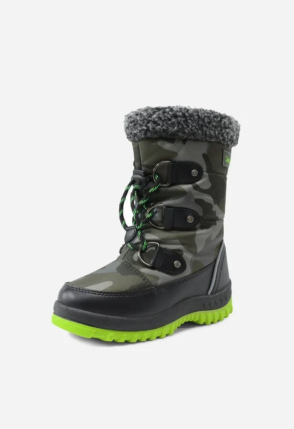Camouflage Slip Resistant Snow Boot