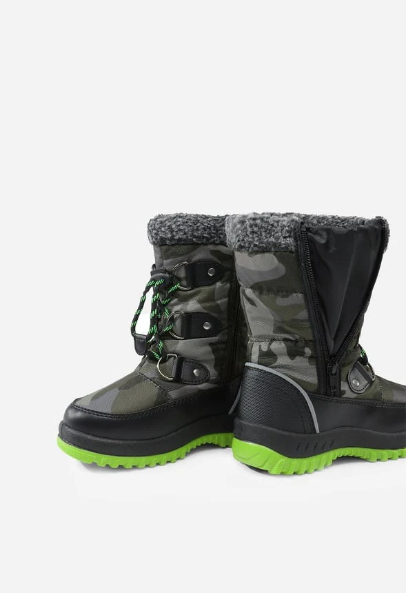 Camouflage Slip Resistant Snow Boot - Image 4