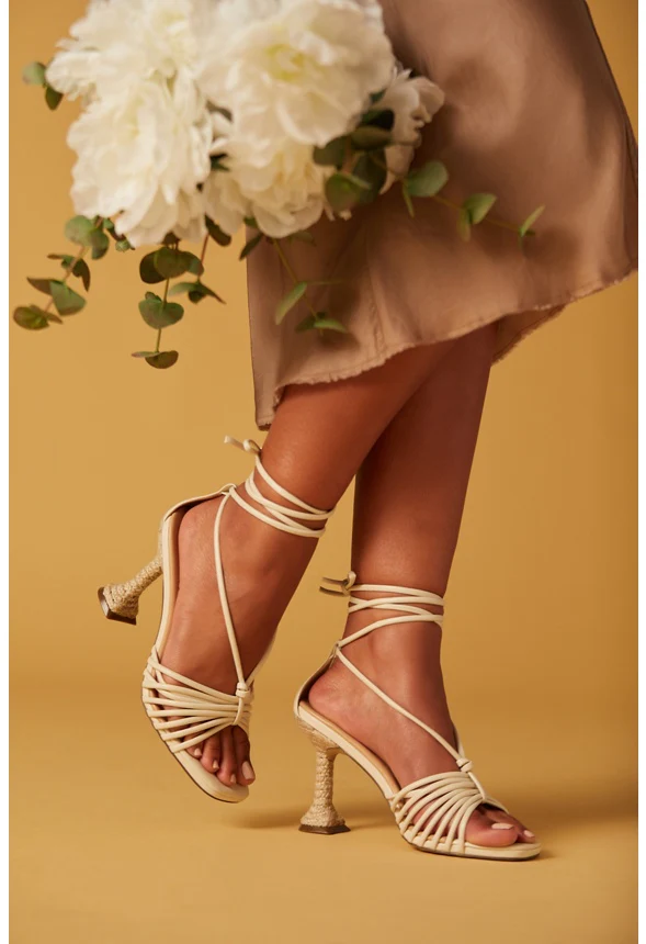 Candiace Ankle-Wrap Heeled Sandal - Image 2