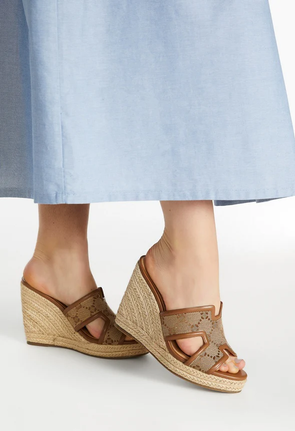 Capri Espadrille Wedge Sandal - Image 2