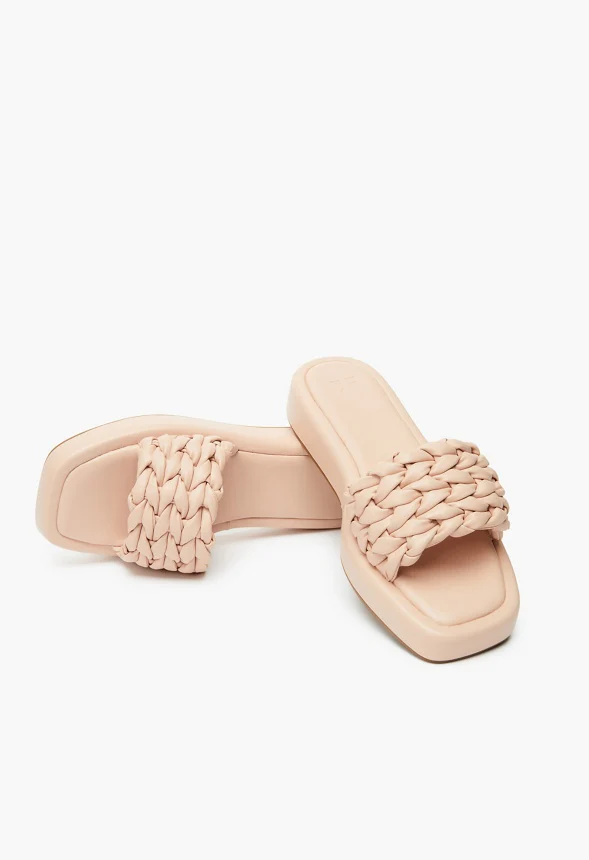 Cara Woven Slide Sandal - Image 3
