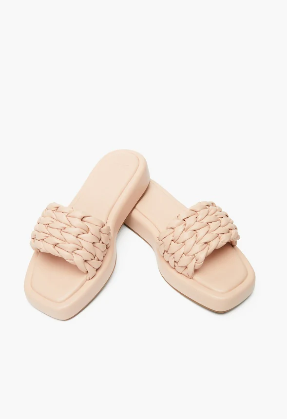 Cara Woven Slide Sandal - Image 5