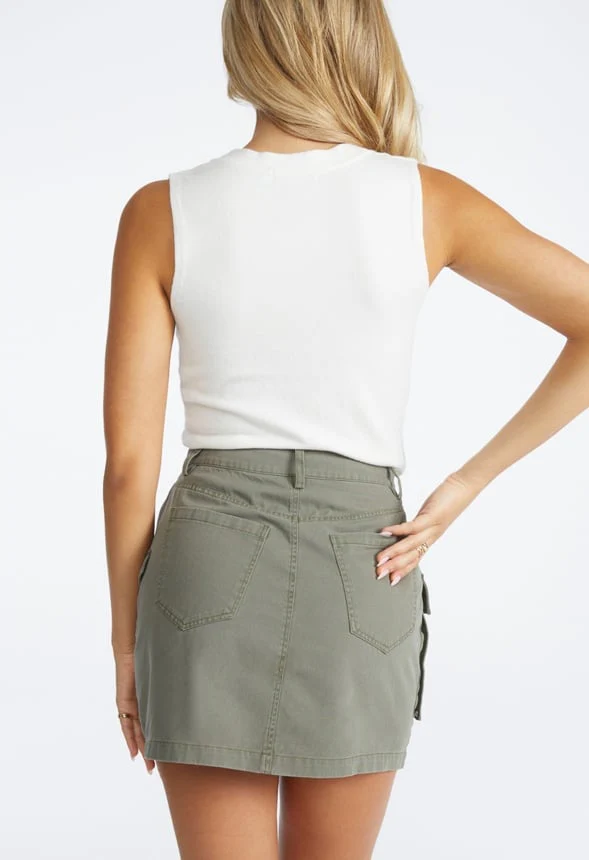 Cargo Mini Skirt - Image 2