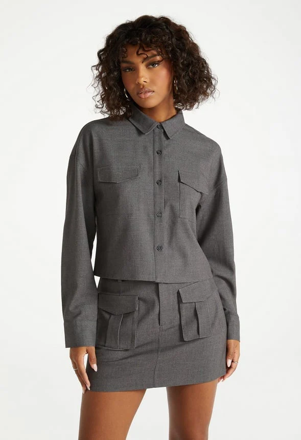 Utility Cargo Mini Skirt - Image 3