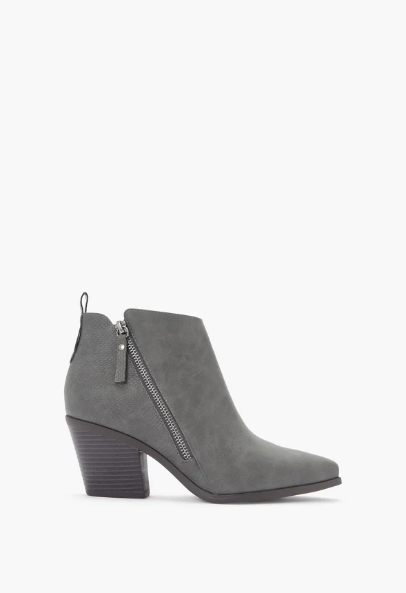 Carlee Side Zip Heeled Bootie - Image 2