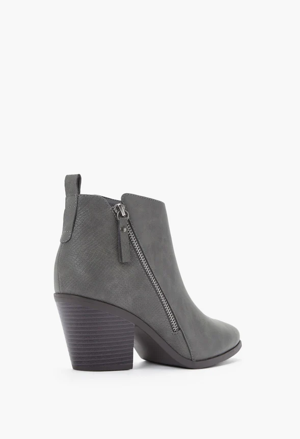 Carlee Side Zip Heeled Bootie - Image 3
