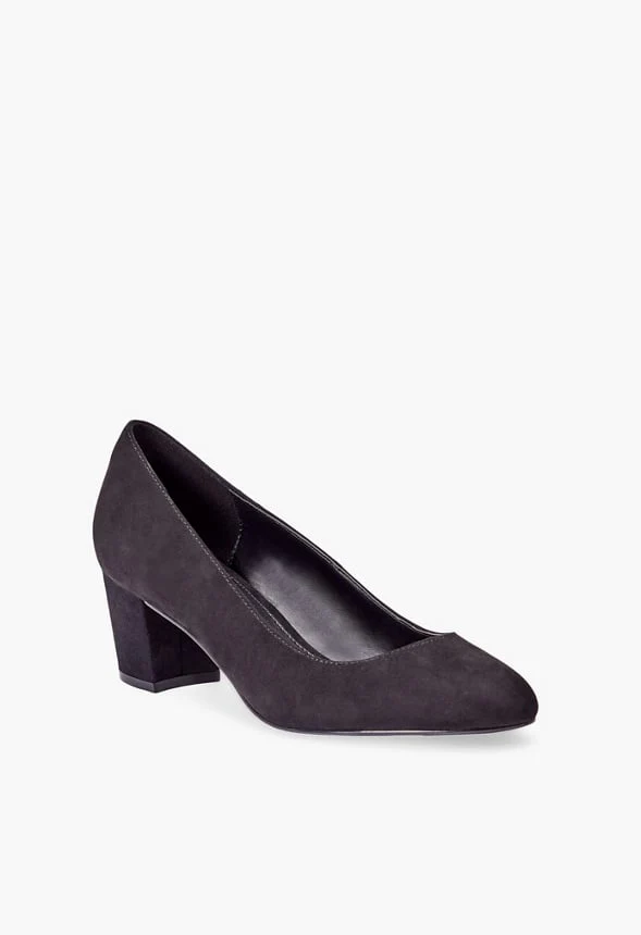 Caroline Block Heeled Pump - Image 2