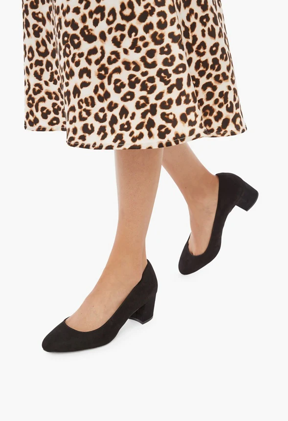 Caroline Block Heeled Pump - Image 5