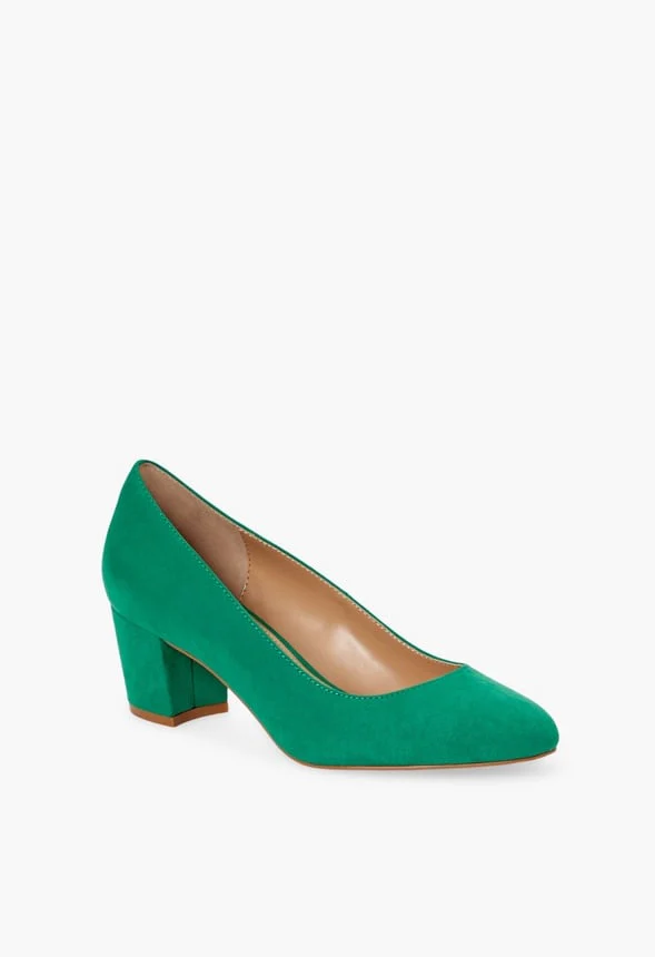 Caroline Block Heeled Pump - Image 2