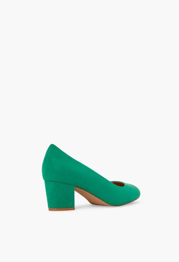 Caroline Block Heeled Pump - Image 3