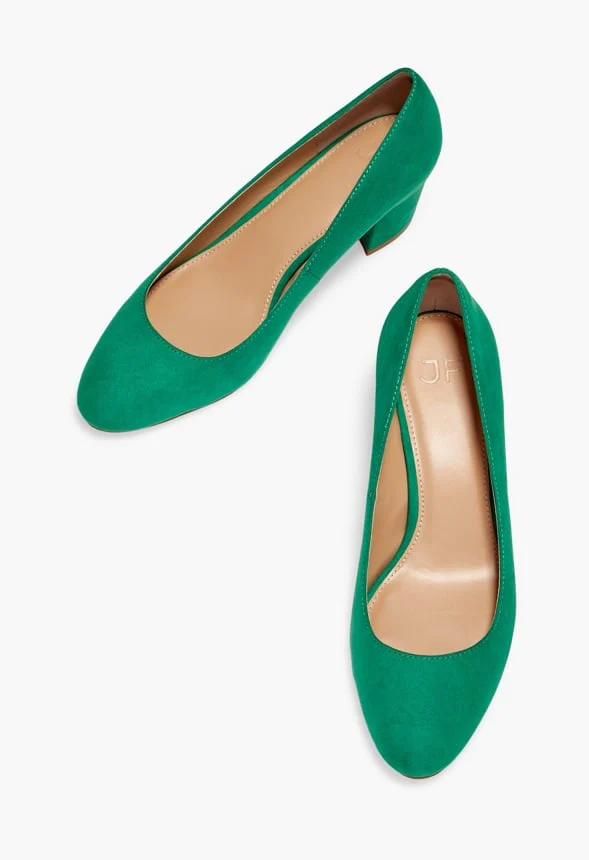 Caroline Block Heeled Pump - Image 6