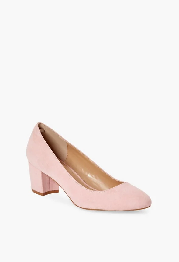 Caroline Block Heeled Pump - Image 5