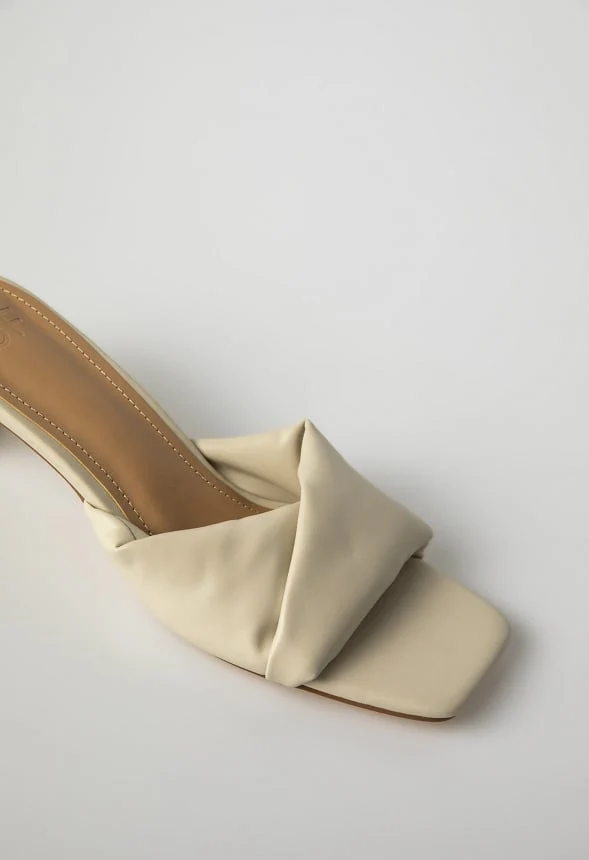 Caroline Mule Heeled Sandal - Image 3