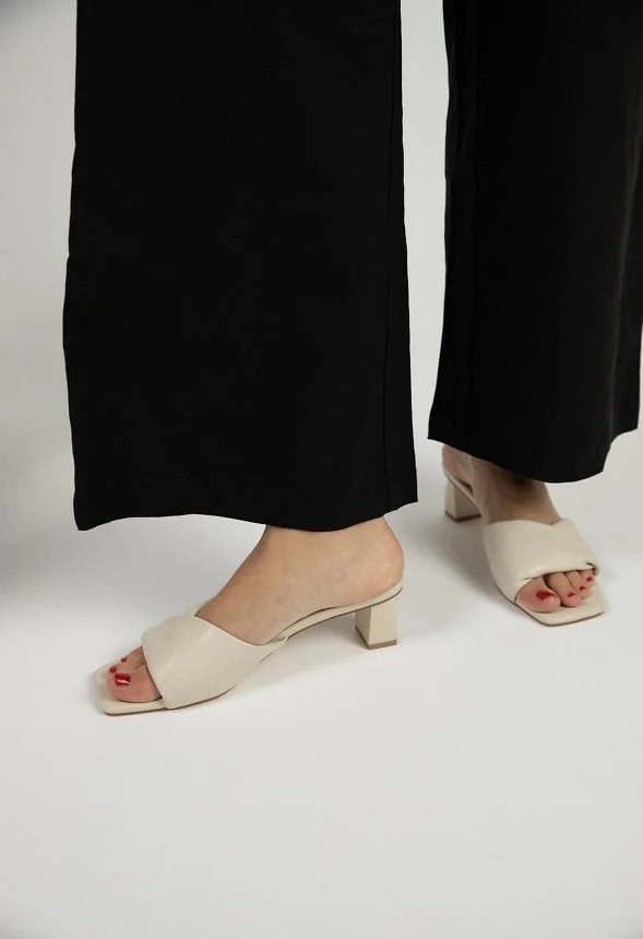 Caroline Mule Heeled Sandal - Image 4