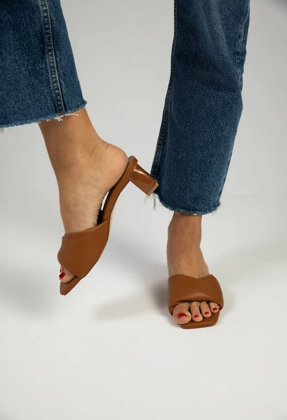 Caroline Mule Heeled Sandal - Image 5