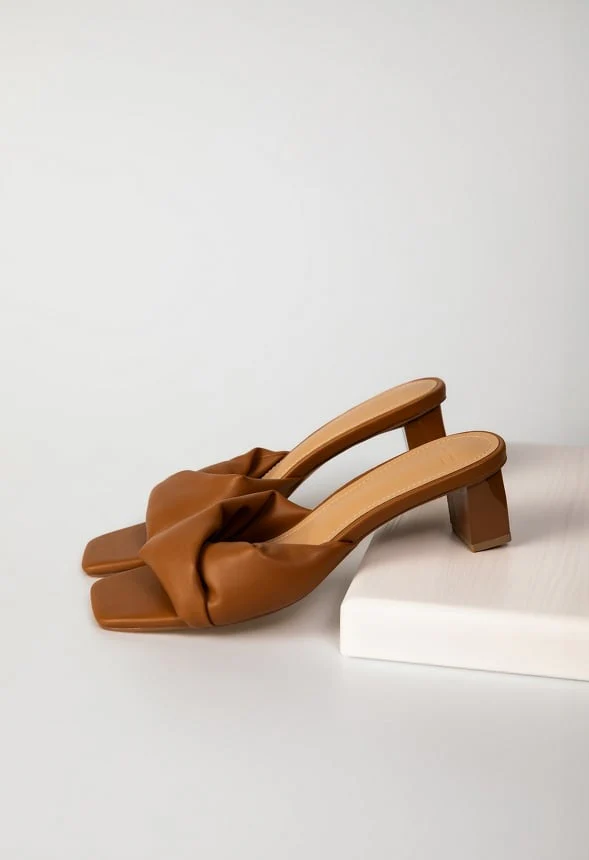 Caroline Mule Heeled Sandal - Image 6