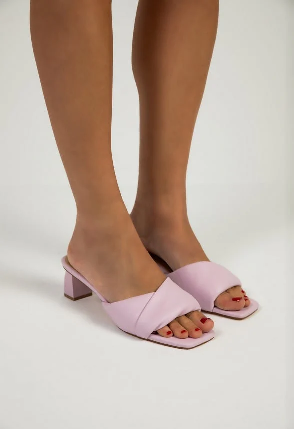 Caroline Mule Heeled Sandal - Image 7