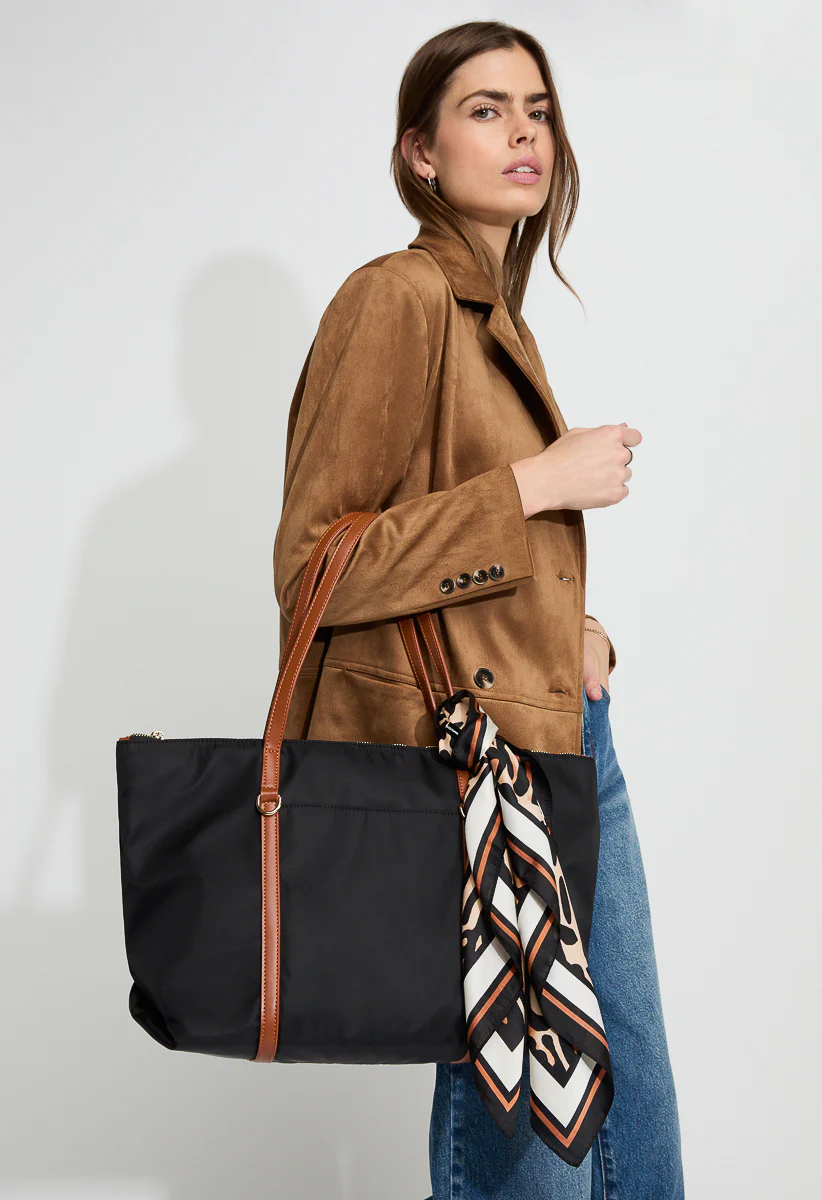 Caz Animal Print Silk Like Square Scarf - Image 2