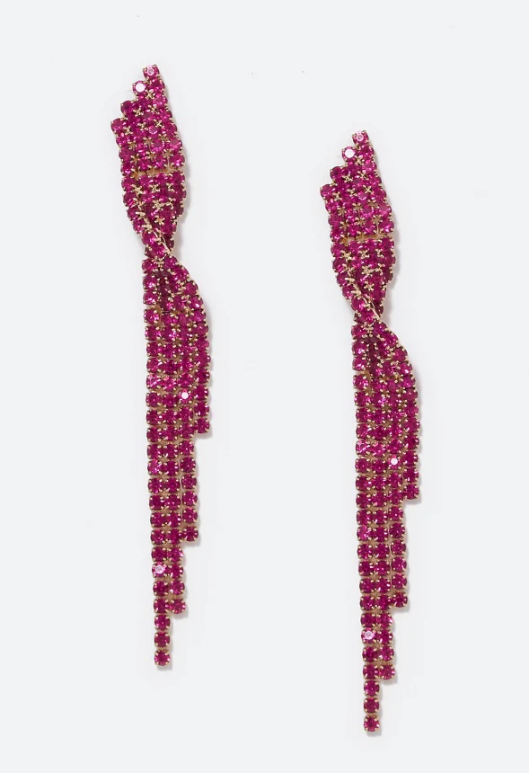 Celeste Asymmetric Strand Earrings - Image 2