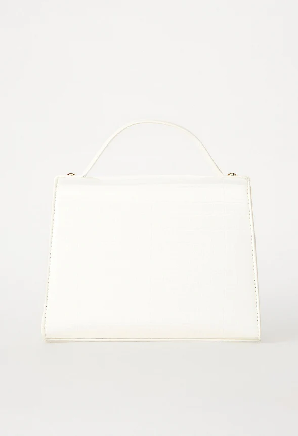 Chain Hardware Top Handle Crossbody - Image 2