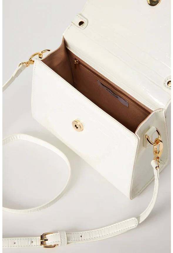 Chain Hardware Top Handle Crossbody - Image 3