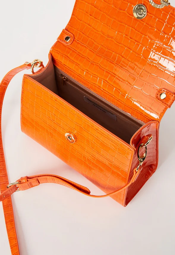 Chain Hardware Top Handle Crossbody - Image 5