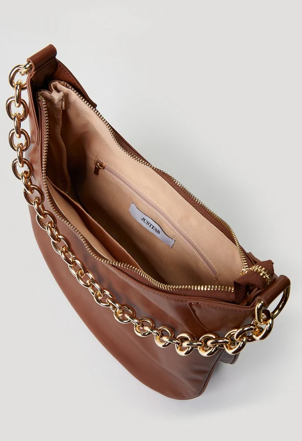 Chain Strap Shoulder Bag - Image 6