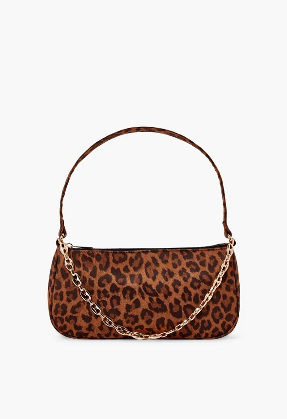 Chain Trim Shoulder Bag - Image 3