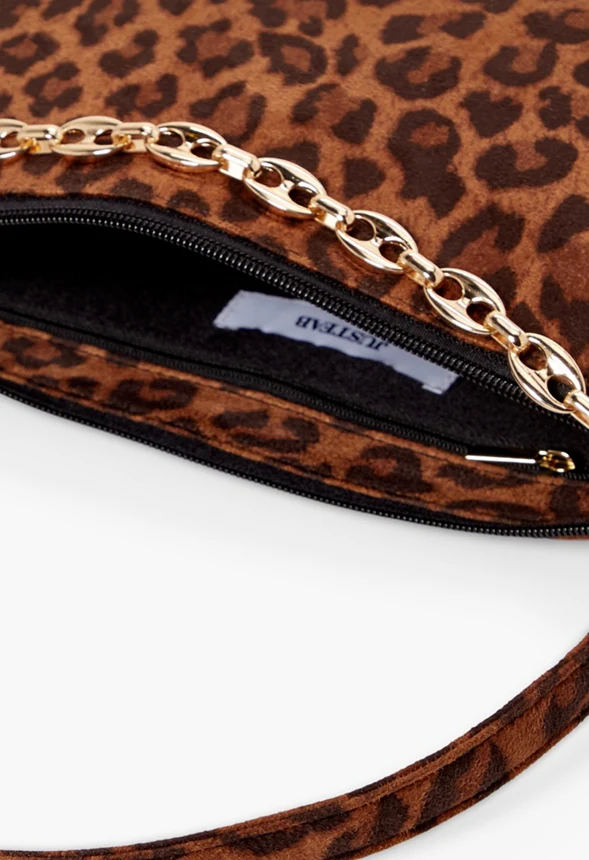 Chain Trim Shoulder Bag - Image 5