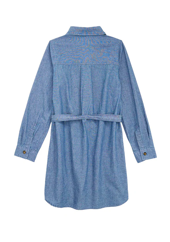 Chambray Shirt Dress - Image 3