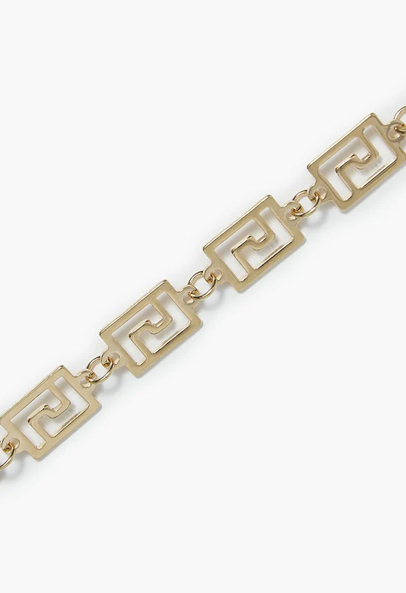 Charli Geometric Link Chain Belt - Image 2