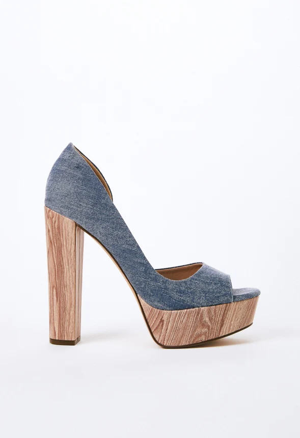 Charli Platform Peep Toe Pump - Image 3
