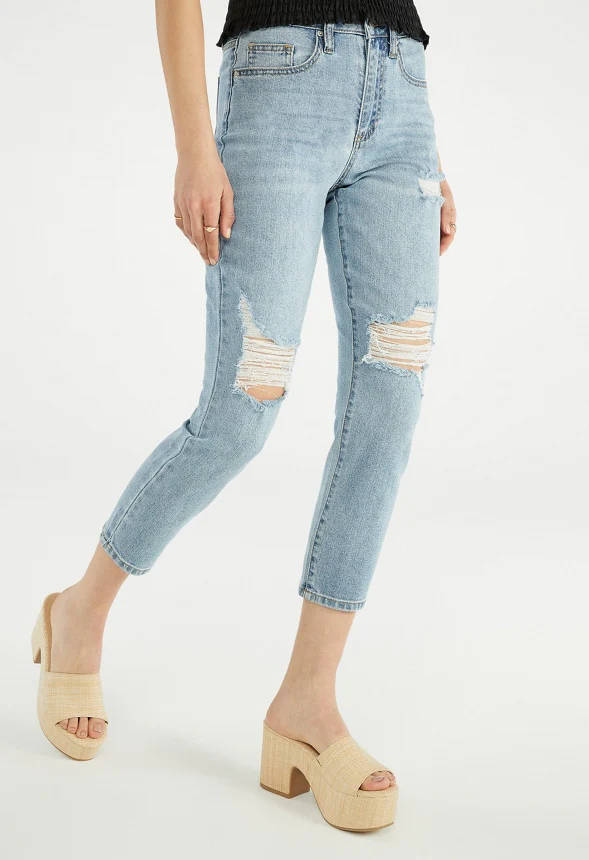 Charlie High Rise Slim Cropped Jeans - Image 3