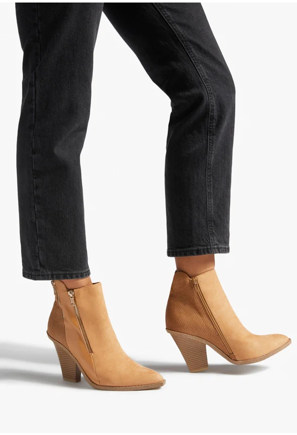 Charmayne Block Heeled Bootie - Image 2