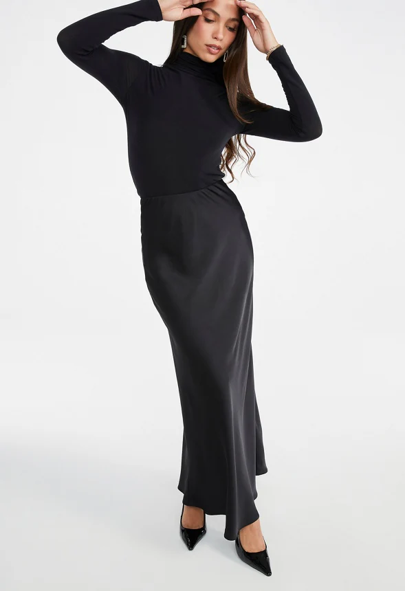 Charmeuse Maxi Skirt - Image 3