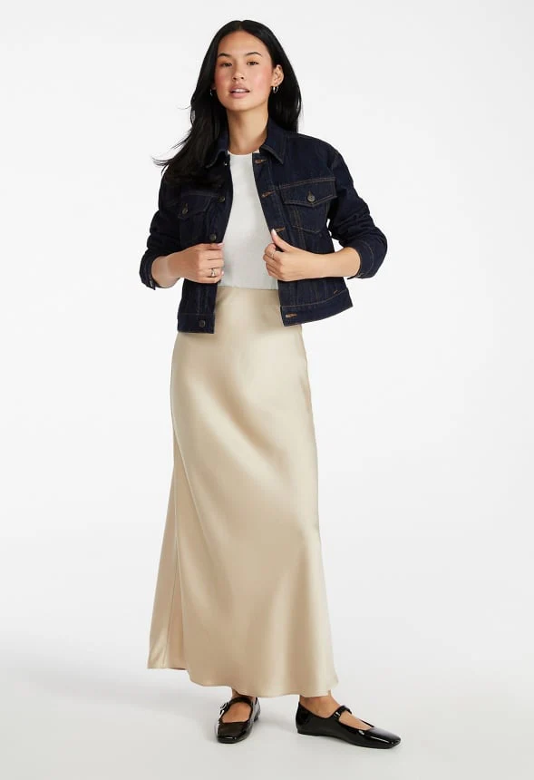 Charmeuse Maxi Skirt - Image 2
