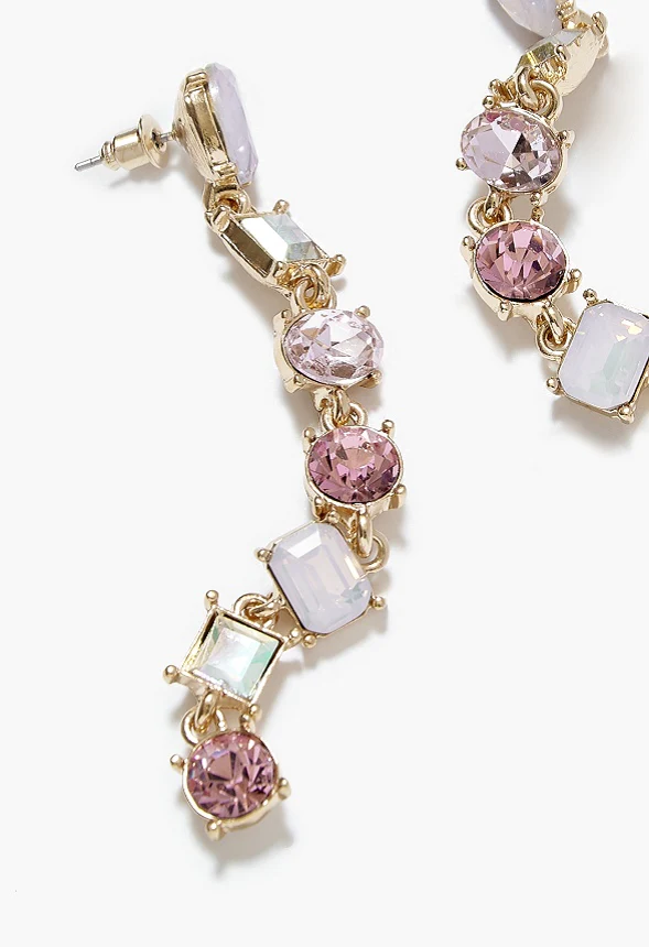 Chaya Pink Drop Earrings - Image 3
