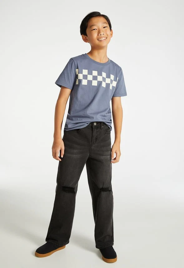 Checker Chest Stripe Tee - Image 2