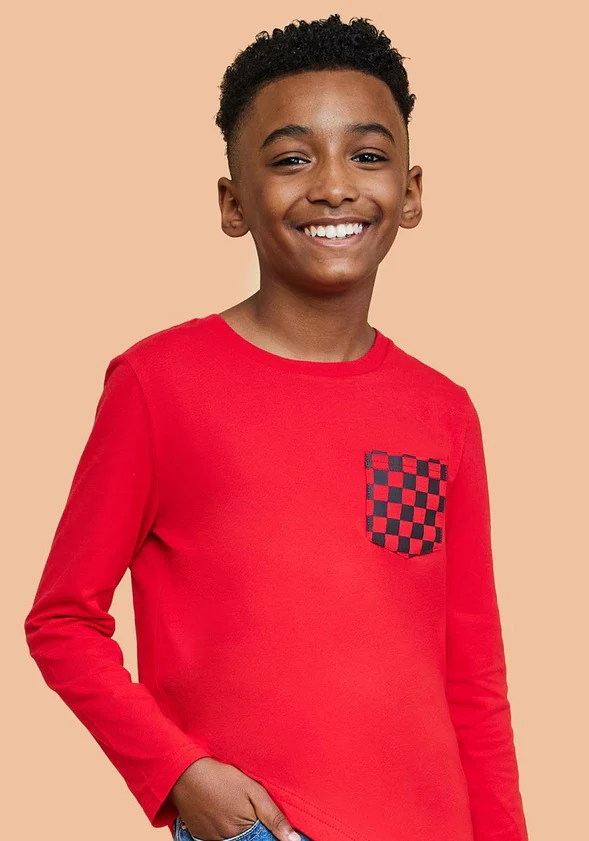 Checker Pocket Tee - Image 2