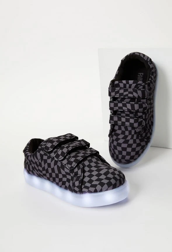 Checkered Light Up Sneaker - Image 2
